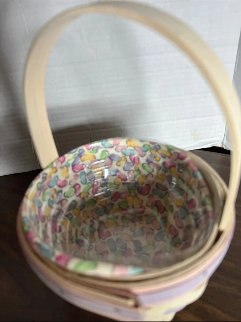 Longaberger Century Celebration Jelly Bean basket  / yr 2000